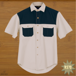 High Quality generic two tone bush shirts