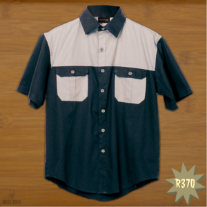 High Quality generic two tone bush shirts