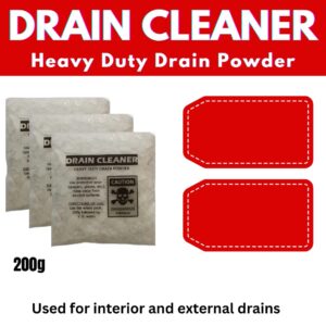 Heavy Duty Drain Cleaner Powder 200g